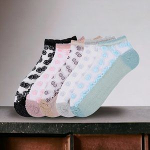 90216  Mesh Top Ankle Socks